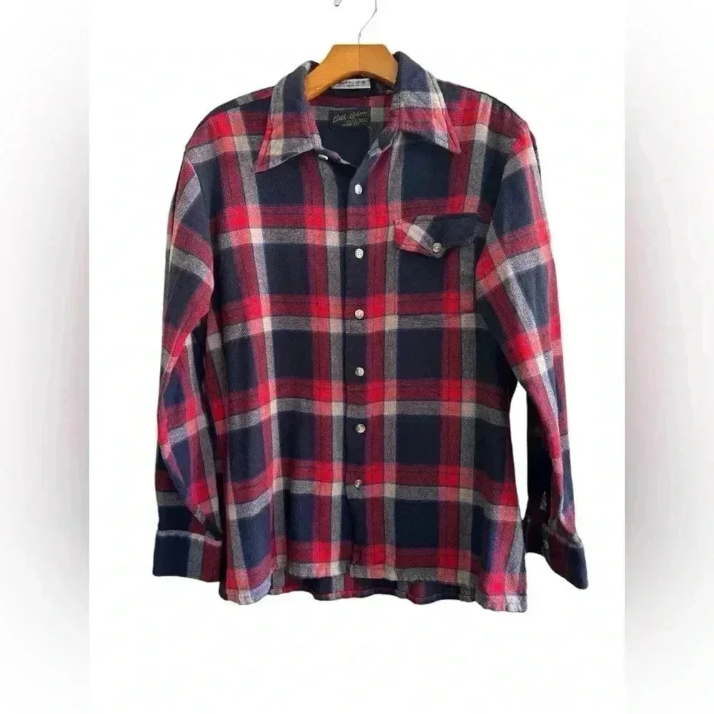 Bill Cohen Wool Blend Shirt Size L